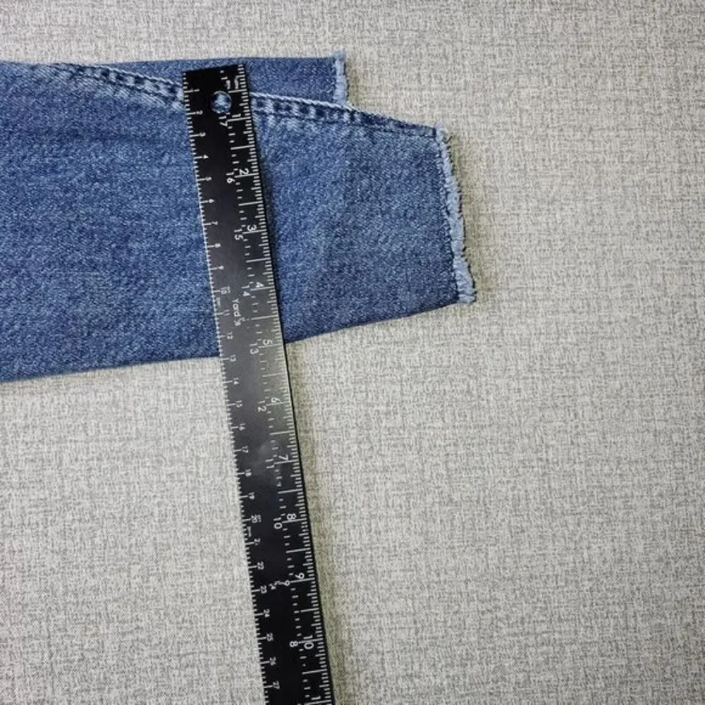 Frame Le High Skinny‎ Jeans Women 27 Blue Raw Hem